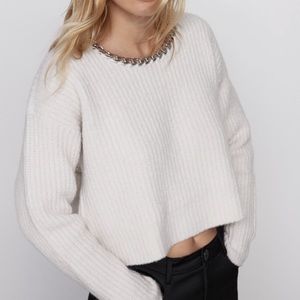 Zara chain sweater